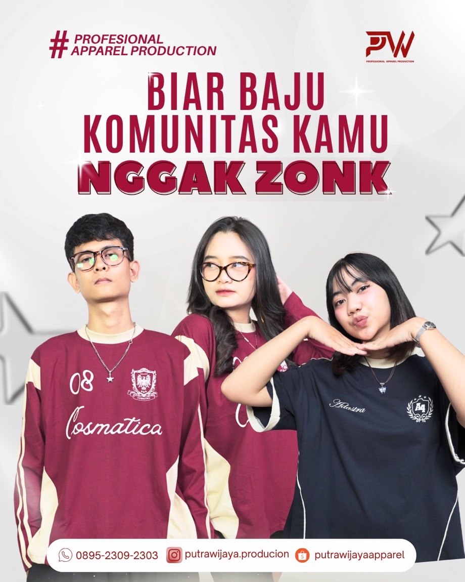 Produk apparel Putra Wijaya